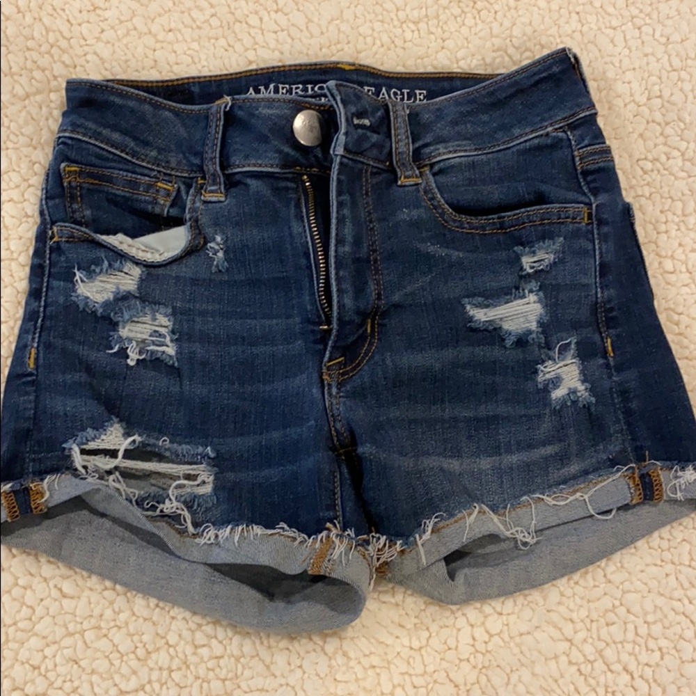 American Eagle High-Rise Jean Shorts